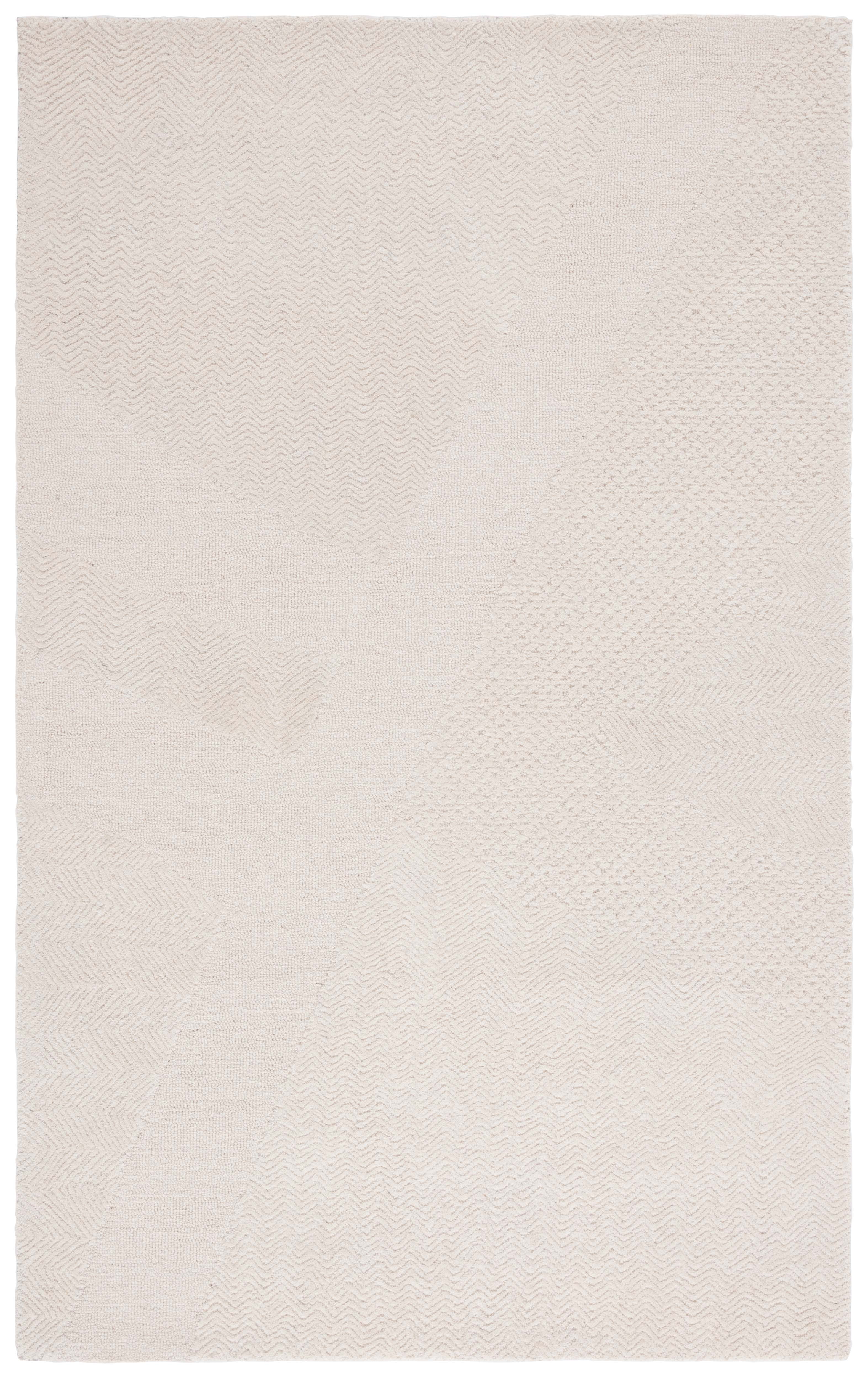 SAFAVIEH Pine Emir Solid Area Rug, Ivory, 3' x 5'