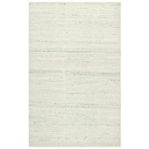 SAFAVIEH Pine Jeremy Solid Area Rug, Ivory/Light Grey, 8' x 10'