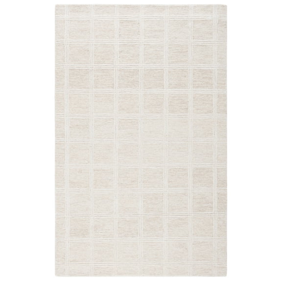 SAFAVIEH Pine Josh Geometric Area Rug, Beige/Ivory, 4' x 6'