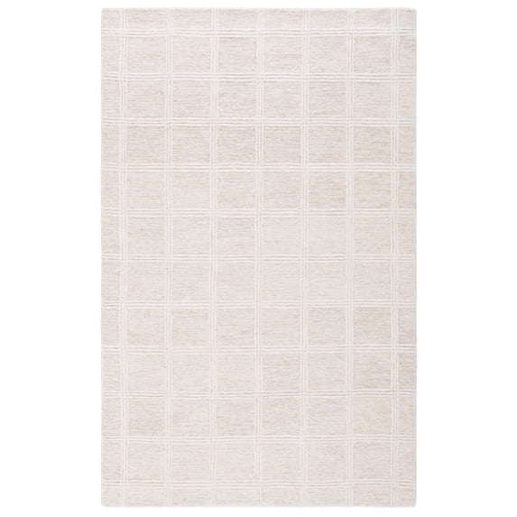 SAFAVIEH Pine Josh Geometric Area Rug, Beige/Ivory, 4' x 6'