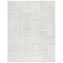 SAFAVIEH Pine Kierra Geometric Area Rug, Ivory/Grey, 8' x 10'