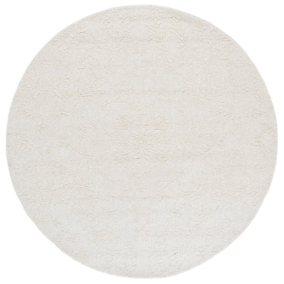 SAFAVIEH Pine Lorin Floral Area Rug, Ivory, 6' x 6' Round