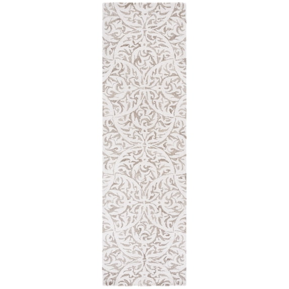 SAFAVIEH Pine Lucinda Oriental Runner Rug, Beige/Ivory, 2'3" x 8'