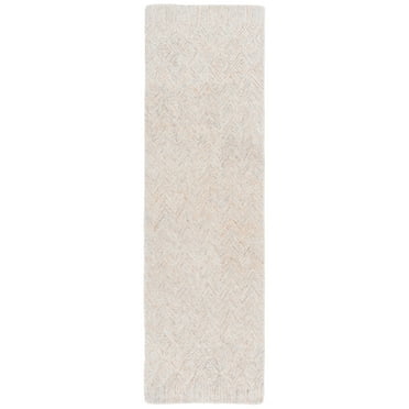 SAFAVIEH Pine Maria Geometric Runner Rug, Rust/Light Gray, 2'3" x 8'