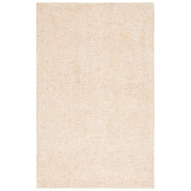 SAFAVIEH Pine Miraj Solid Area Rug, Rust/Ivory, 6' x 9'
