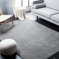 thumbnail image 1 of SAFAVIEH Plain and Solid Carleen Solid Plush Area Rug, Grey, 4'5" x 6'5", 1 of 8