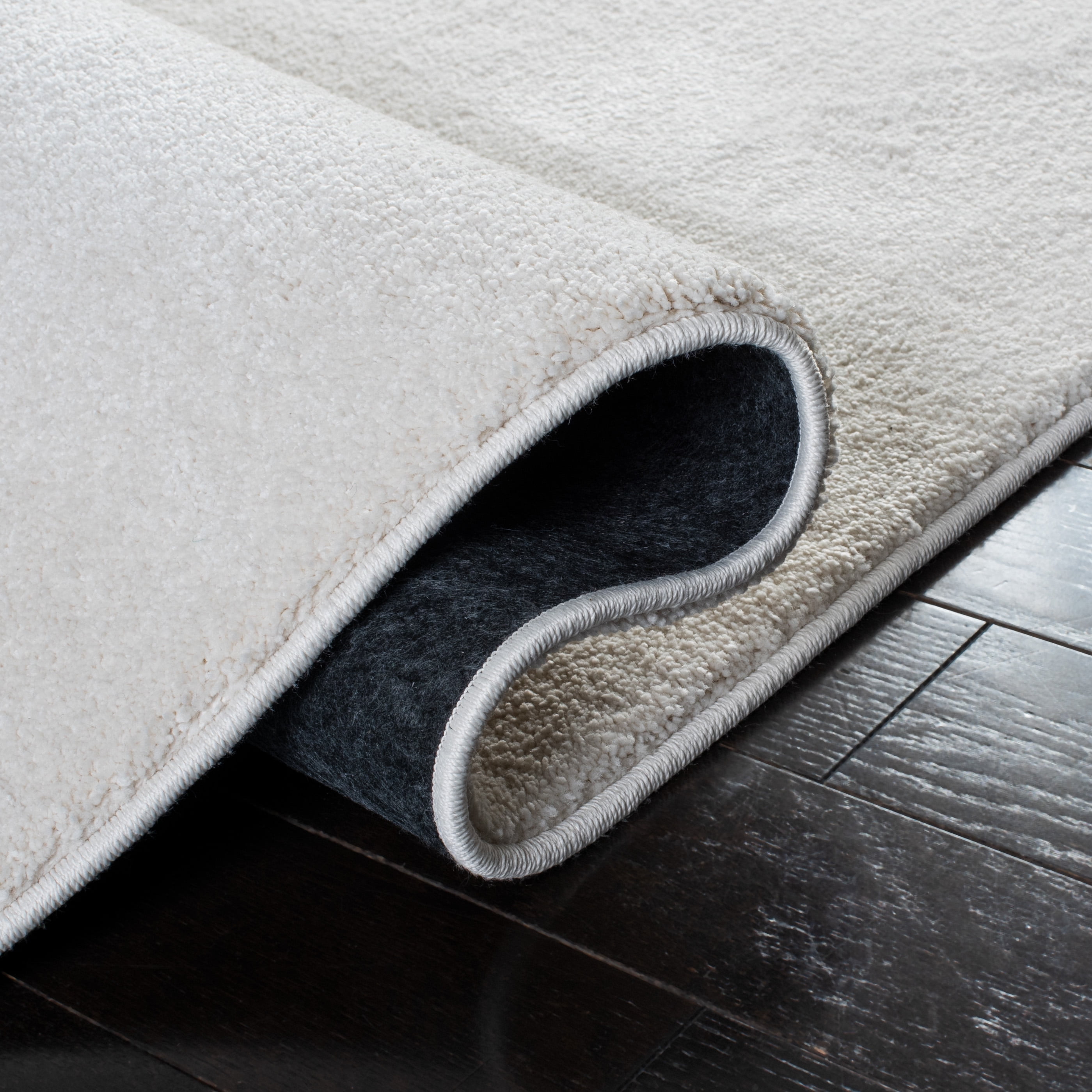 Solid Plush Rug SAFAVIEH Plain and Solid Carleen Solid Plush Area Rug, Ivory, 8' x 10 ...