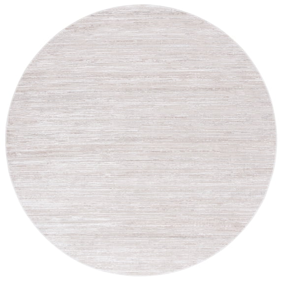 SAFAVIEH Platinum Amadine Abstract Area Rug, Beige/Ivory, 6'7" x 6'7" Round