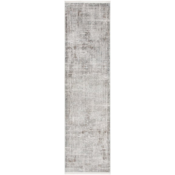 SAFAVIEH Platinum Coretta Abstract Runner Rug, Grey/Dark Grey, 2'2" x 8'