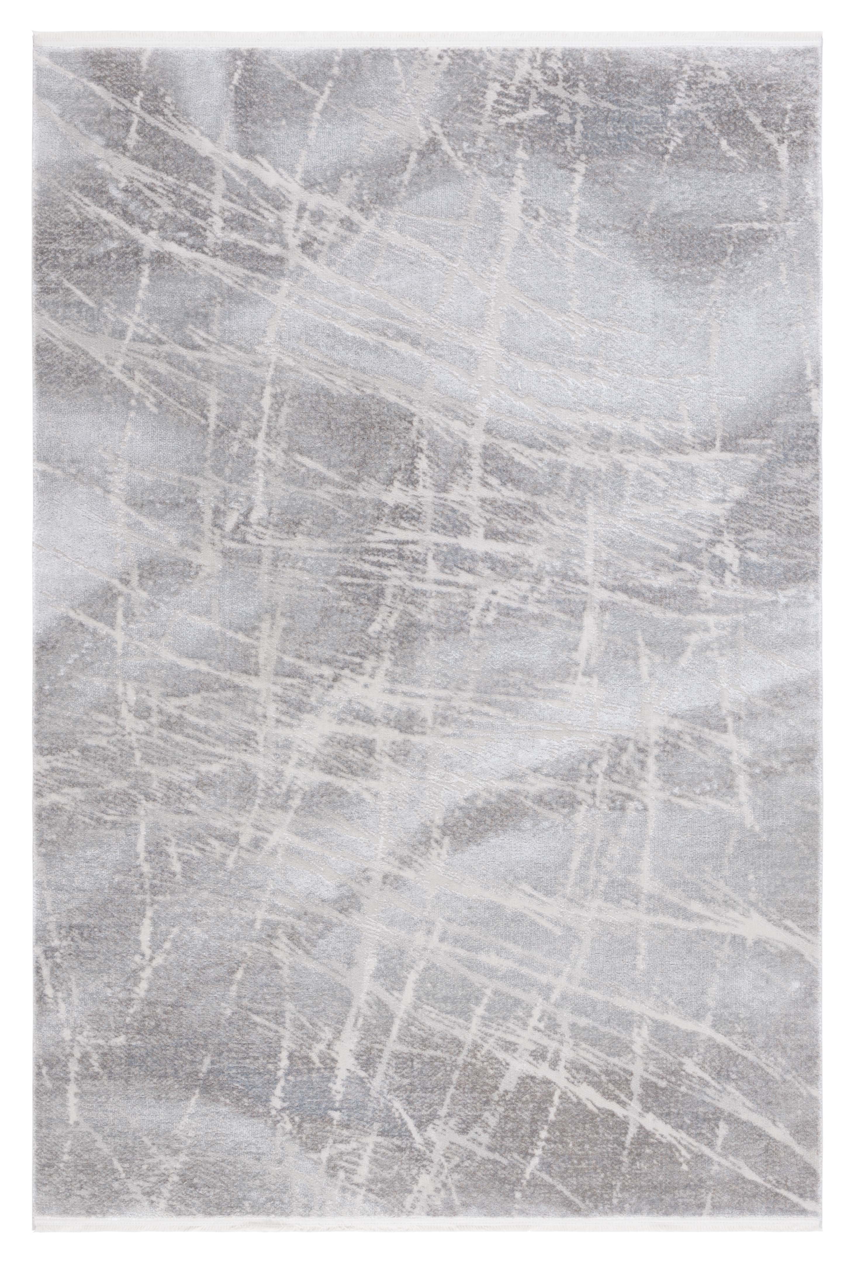 SAFAVIEH Platinum Malandra Abstract Area Rug, Gray/Light Gray, 4' x 6'