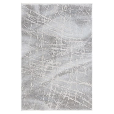 SAFAVIEH Platinum Malandra Abstract Area Rug, Gray/Light Gray, 8' x 10'