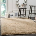 thumbnail image 1 of SAFAVIEH Polar Abbot Solid Shag Area Rug, Light Beige, 3' x 5', 1 of 9