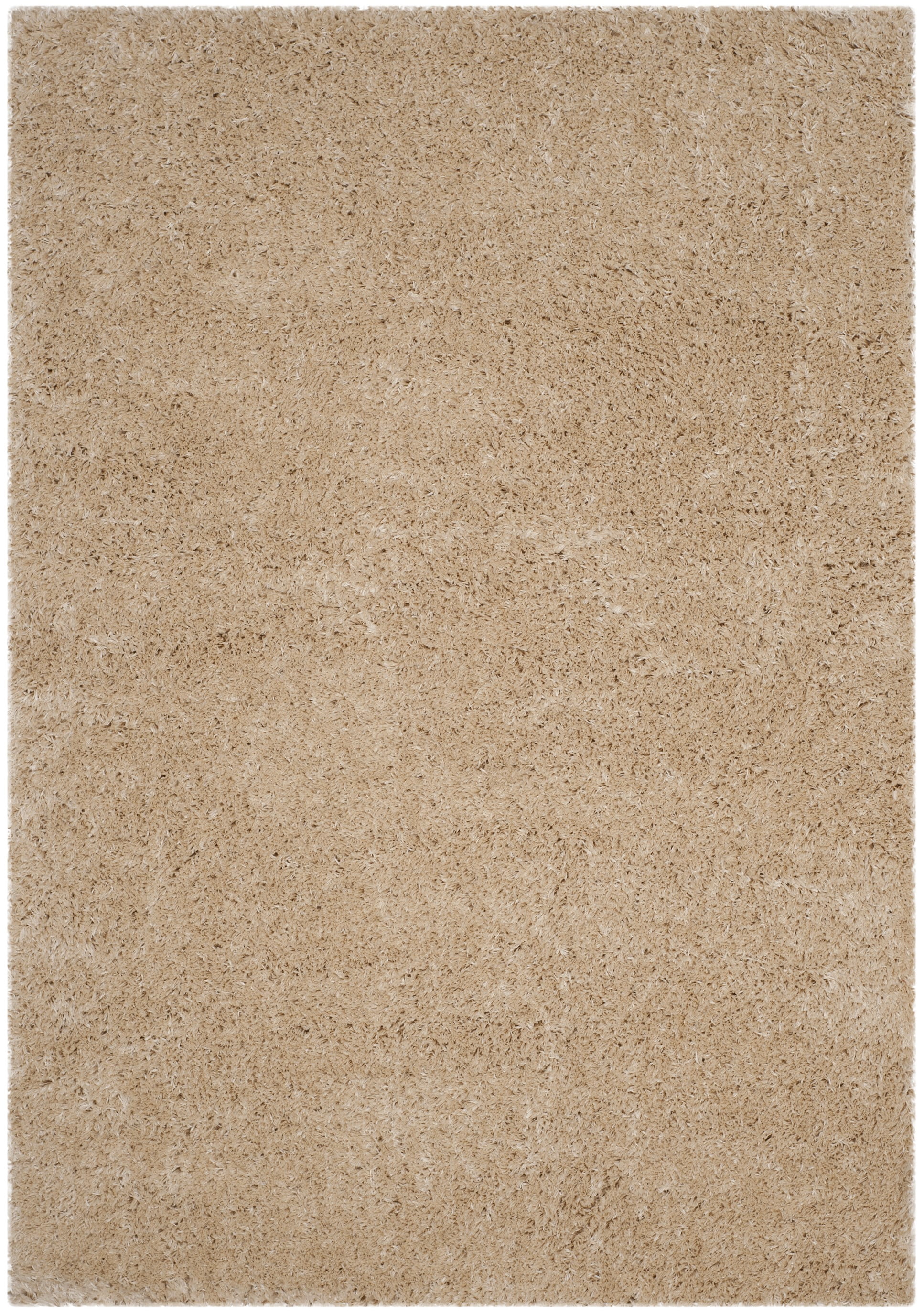 Abbot Rug SAFAVIEH Polar Abbot Solid Shag Area Rug, Light Beige, 5'1