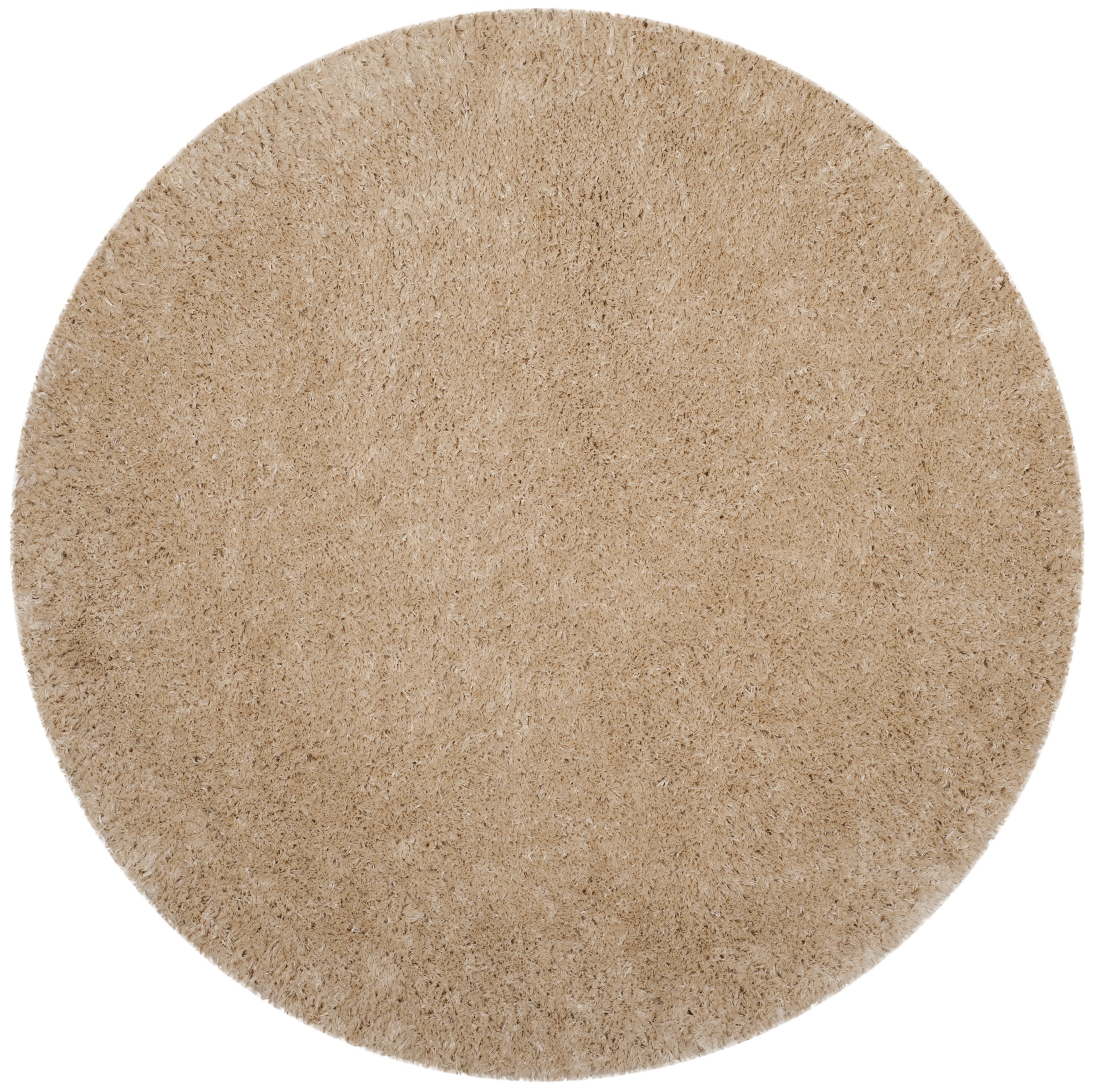 Abbot Rug SAFAVIEH Polar Abbot Solid Shag Area Rug, Light Beige, 6'7
