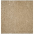 thumbnail image 1 of SAFAVIEH Polar Abbot Solid Shag Area Rug, Light Beige, 6'7" x 6'7" Square, 1 of 8