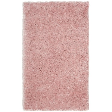 SAFAVIEH Polar Abbot Solid Shag Area Rug, Light Pink, 2'3" x 4'
