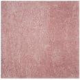 thumbnail image 1 of SAFAVIEH Polar Abbot Solid Shag Area Rug, Light Pink, 3' x 3' Square, 1 of 6
