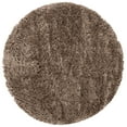 thumbnail image 1 of SAFAVIEH Polar Abbot Solid Shag Area Rug, Mushroom, 4' x 4' Round, 1 of 10