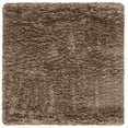 thumbnail image 1 of SAFAVIEH Polar Abbot Solid Shag Area Rug, Mushroom, 5'1" x 5'1" Square, 1 of 9