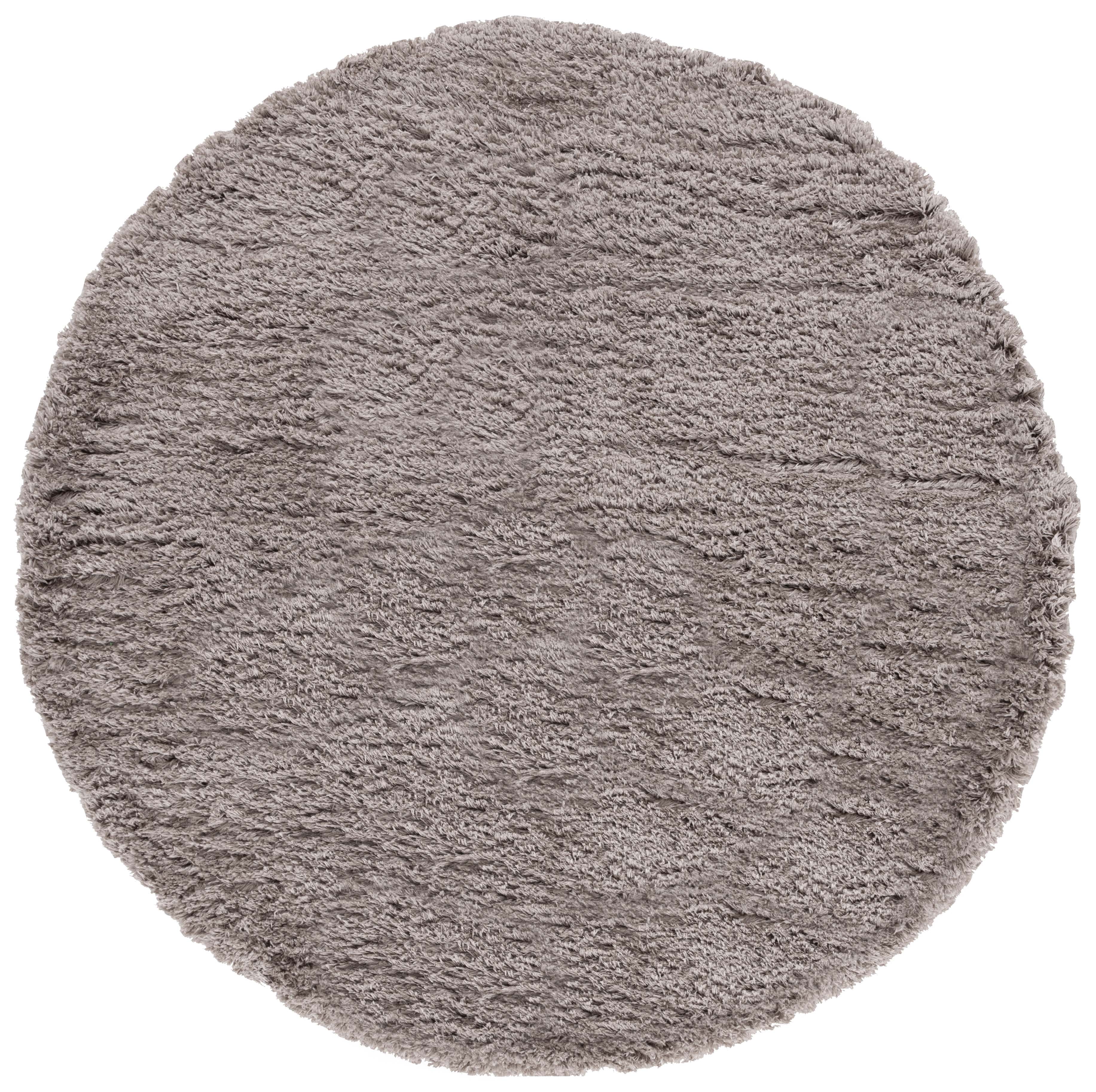 Abbot Rug SAFAVIEH Polar Abbot Solid Shag Area Rug, Mushroom, 8' x 8' Round ...