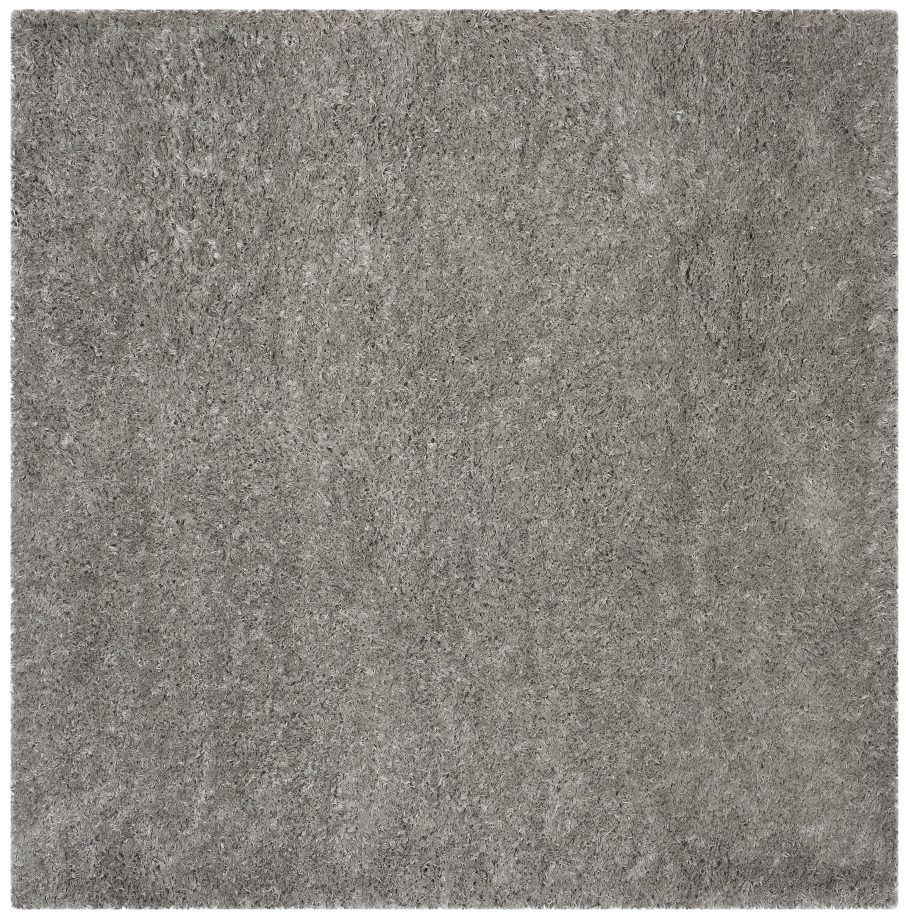 Abbot Rug SAFAVIEH Polar Abbot Solid Shag Area Rug, Silver, 4' x 4' Square ...