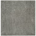 thumbnail image 1 of SAFAVIEH Polar Abbot Solid Shag Area Rug, Silver, 6'7" x 6'7" Square, 1 of 9