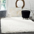 thumbnail image 1 of SAFAVIEH Polar Abbot Solid Shag Area Rug, White, 4' x 4' Square, 1 of 8