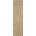 thumbnail image 1 of SAFAVIEH Polar Abbot Solid Shag Runner Rug, Light Beige, 2'3" x 6', 1 of 8