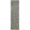 thumbnail image 1 of SAFAVIEH Polar Abbot Solid Shag Runner Rug, Silver, 2'3" x 12', 1 of 9