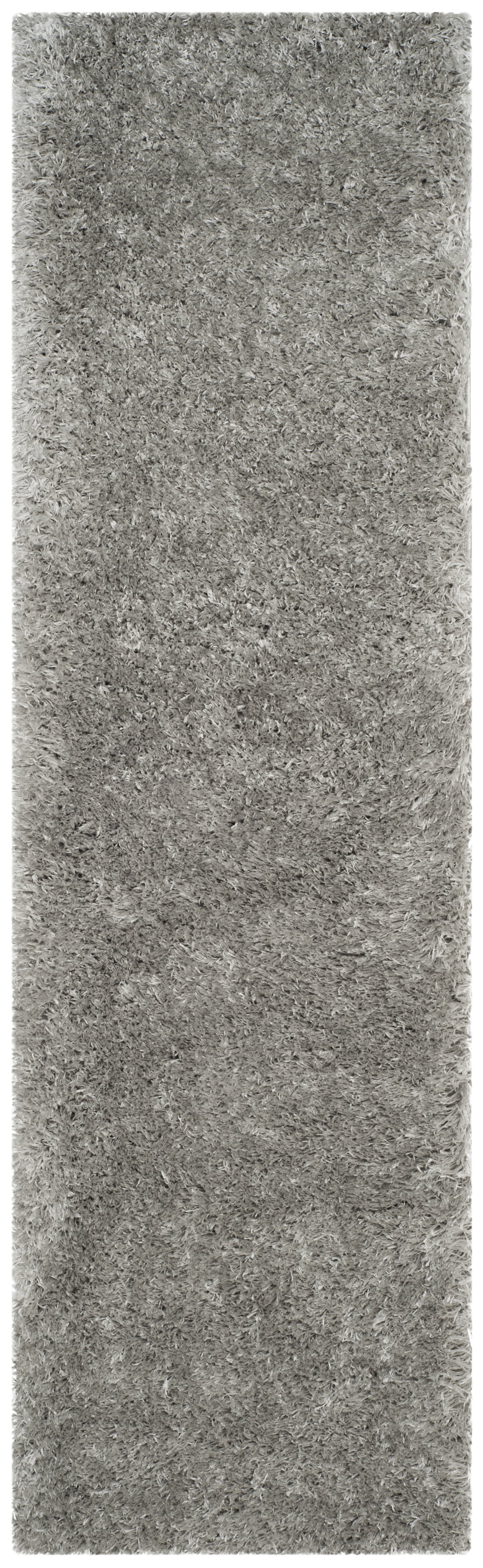 Abbot Rug SAFAVIEH Polar Abbot Solid Shag Runner Rug, Silver, 2'3