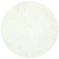 thumbnail image 1 of SAFAVIEH Popcorn Solid Polyester Shag Area Rug, Ivory, 8' x 8' Round, 1 of 5