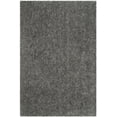 thumbnail image 1 of SAFAVIEH Popcorn Solid Polyester Shag Area Rug, Silver, 4' x 6', 1 of 5