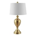 thumbnail image 1 of SAFAVIEH Poppy 28 in. Solid Iron Table Lamp, Brass, 1 of 5