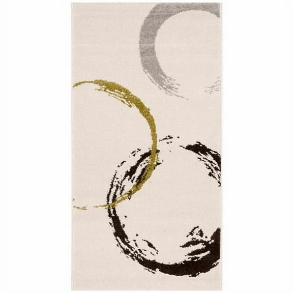 SAFAVIEH Porcello Collection PRL3723A Ivory / Green Rug