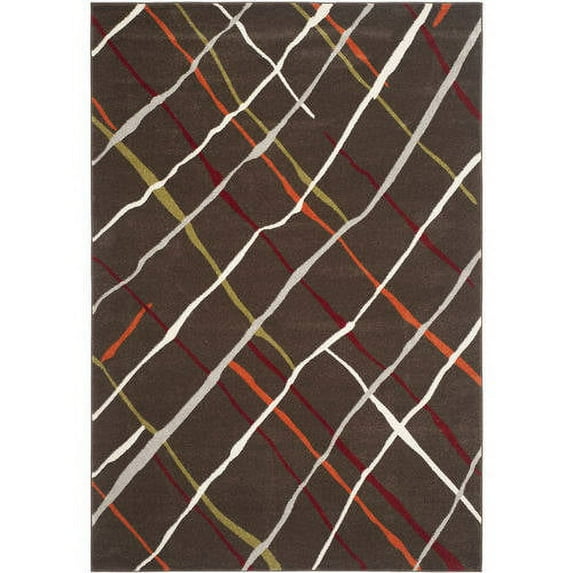 SAFAVIEH Porcello Collection PRL4816B Brown / Multi Rug
