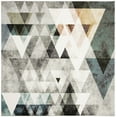 thumbnail image 1 of SAFAVIEH Porcello Iola Geometric Area Rug, Grey/Blue, 8' x 8' Square, 1 of 9