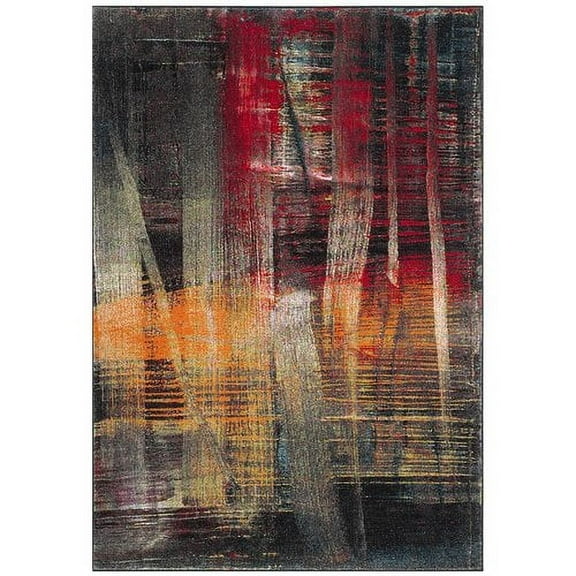 SAFAVIEH Porcello Gina Abstract Brushes Area Rug, Multi, 8' x 10'
