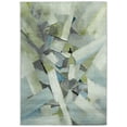 thumbnail image 1 of SAFAVIEH Porcello Harding Geometric Area Rug, Green/Grey, 5'3" x 7'6", 1 of 11