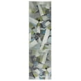 thumbnail image 1 of SAFAVIEH Porcello Harding Geometric Runner Rug, Green/Grey, 2'3" x 8', 1 of 9