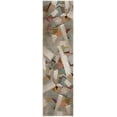 thumbnail image 1 of SAFAVIEH Porcello Harding Geometric Runner Rug, Grey/Multi, 2'3" x 10', 1 of 8