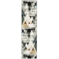 thumbnail image 1 of SAFAVIEH Porcello Iola Geometric Runner Rug, Grey/Blue, 2'3" x 12', 1 of 9