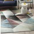 thumbnail image 1 of SAFAVIEH Porcello Jayme Abstract Prism Area Rug, Grey/Multi, 6'7" x 6'7" Square, 1 of 6