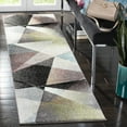 thumbnail image 1 of SAFAVIEH Porcello Jayme Abstract Prism Runner Rug, Grey/Multi, 2'3" x 8', 1 of 7