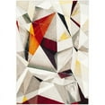 thumbnail image 1 of SAFAVIEH Porcello Karenza Abstract Prism Area Rug, Light Grey/Orange, 4' x 6', 1 of 5