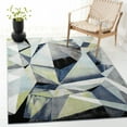 thumbnail image 1 of SAFAVIEH Porcello Karenza Geometric Area Rug, Grey/Blue, 4' x 6', 1 of 10