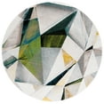 thumbnail image 1 of SAFAVIEH Porcello Karenza Geometric Area Rug, Ivory/Green, 6'7" x 6'7" Round, 1 of 8