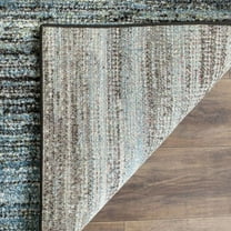 SAFAVIEH Porcello Manus Geometric Area Rug, Charcoal/Blue, 4' x 6'