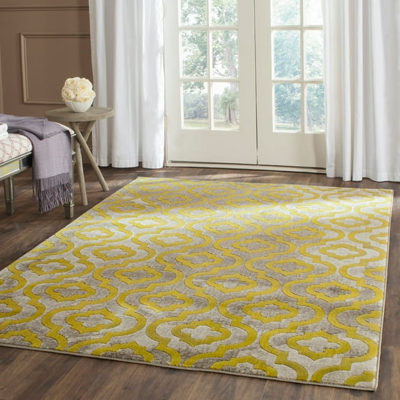 SAFAVIEH Porcello PRL7734G Light Grey / Green Rug