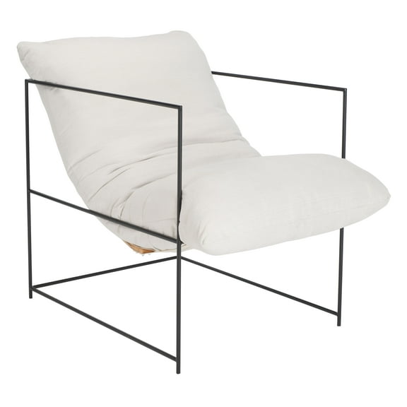 SAFAVIEH Portland Coastal Sling Chair, Ivory