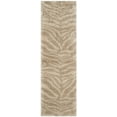 thumbnail image 1 of SAFAVIEH Portofino Henrika Abstract Shag Runner Rug, Ivory/Beige, 2'3" x 7', 1 of 4